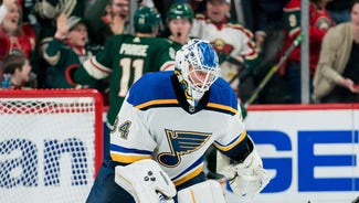 Next Story Image: Blues fall 2-1 to Wild in overtime